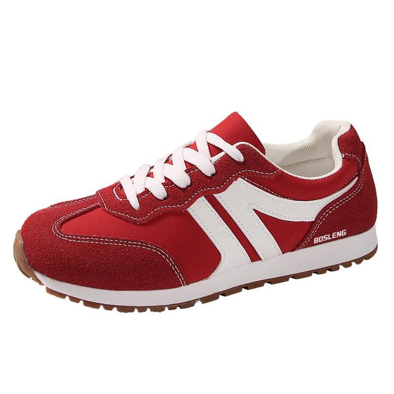 Women Fashion Sneakers Contrast Color Lacing Comfortable Running Shoes Workout  Suitable For All Seasons