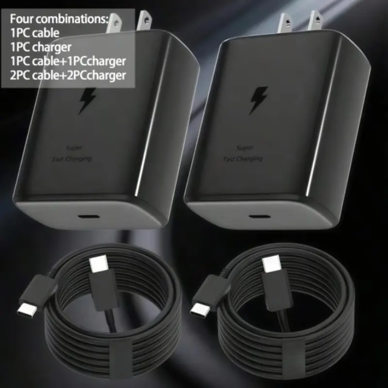 45w Super Fast Charging USB-C Cable, 6.6ft (2m) Charger Line for Samsung Galaxy Series, Android, Ideal Gift for Mother Day & More, PD Wall Charger