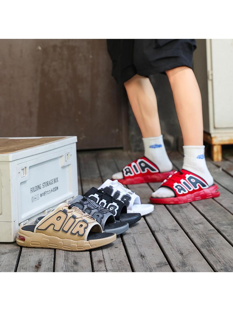 Fashionable Men's Indoor Home Comfort Slippers, Casual One-Piece Slip-Ons for Daily Wear, Stylish Men's House Shoes