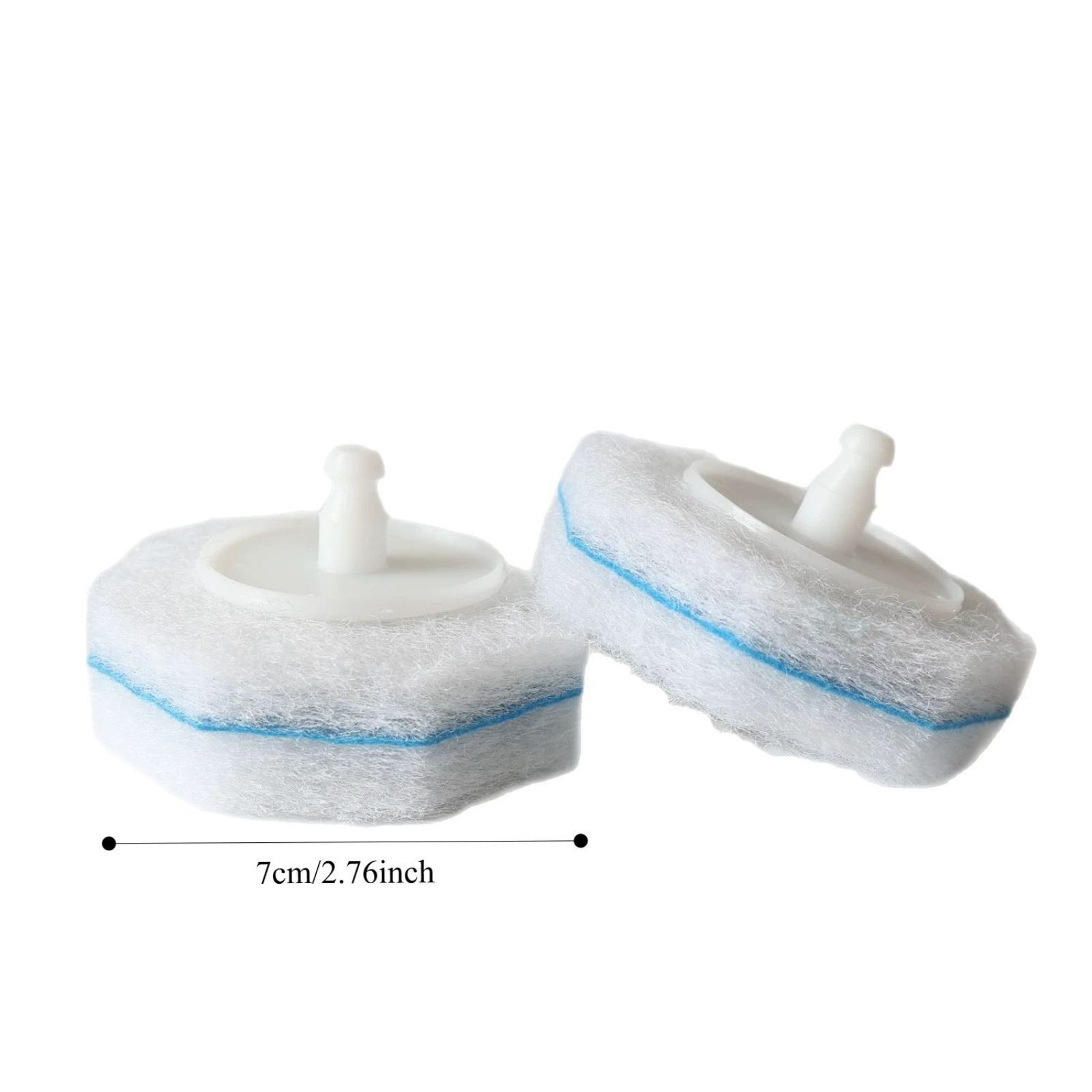 50 Count Toilet Wand Refills, Disposable Toilet Brush Refill Heads Compatible with Household Brushes Scrubbers, 3-Layer Scrubbing Pads for Quick Bathroom Toilet Bowl Cleaners Home Cleaning Products Local Stock