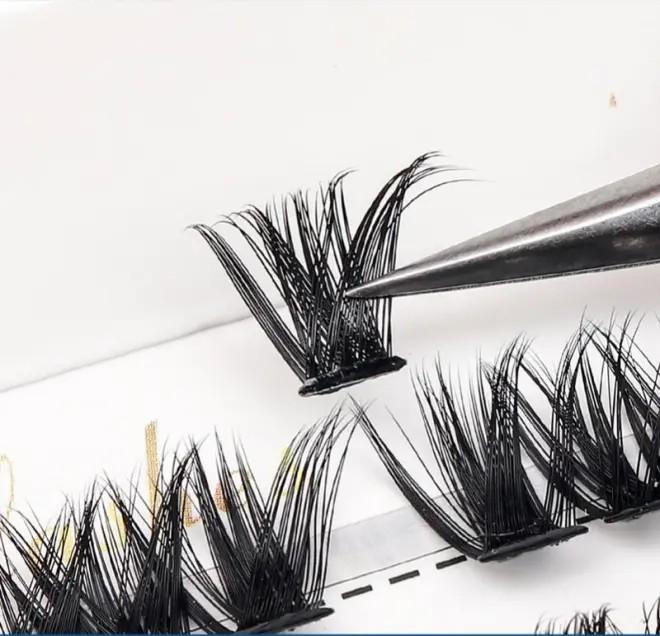 BISUTANG  Natural Wispy DIY Eyelash Clusters Set Effortless No-Glue False Eyelashes, Waterproof & Reusable, Soft & Comfortable, Natural Appearance, Long-Lasting, No Irritation, Quick & Easy