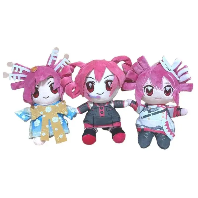 2026 Hot selling toys 20-25cm Anime Peripherals Kasane Teto Plush Toys Soft Pillow Home Decor Plushie Diva Vtuber Stuffed Teto Toys for Party Gifts Internet-famous toy
