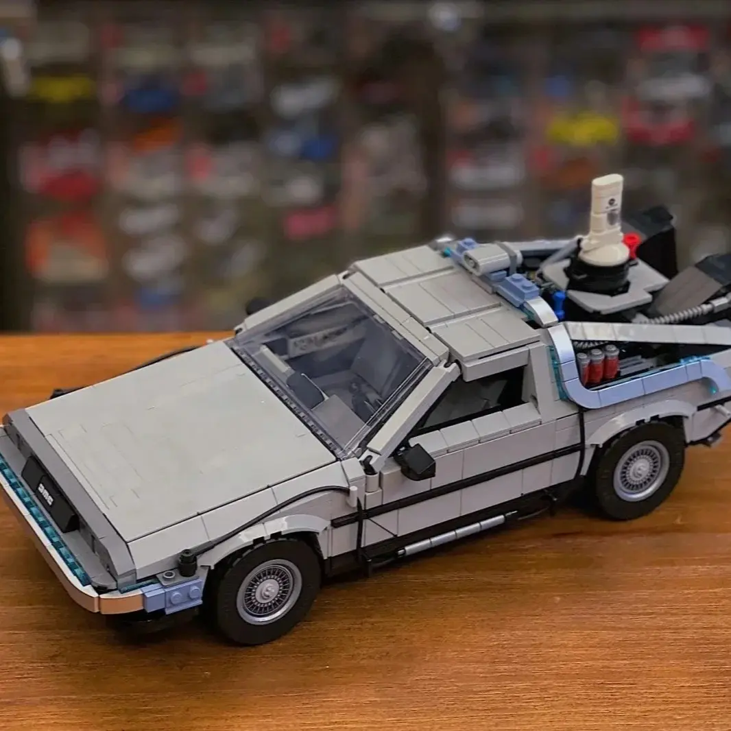 1872 Pieces Back to the Future Time Machine Building Block Sets, Adult and Kids Toy Gift, Educational Birthday Present for Boys and Girls