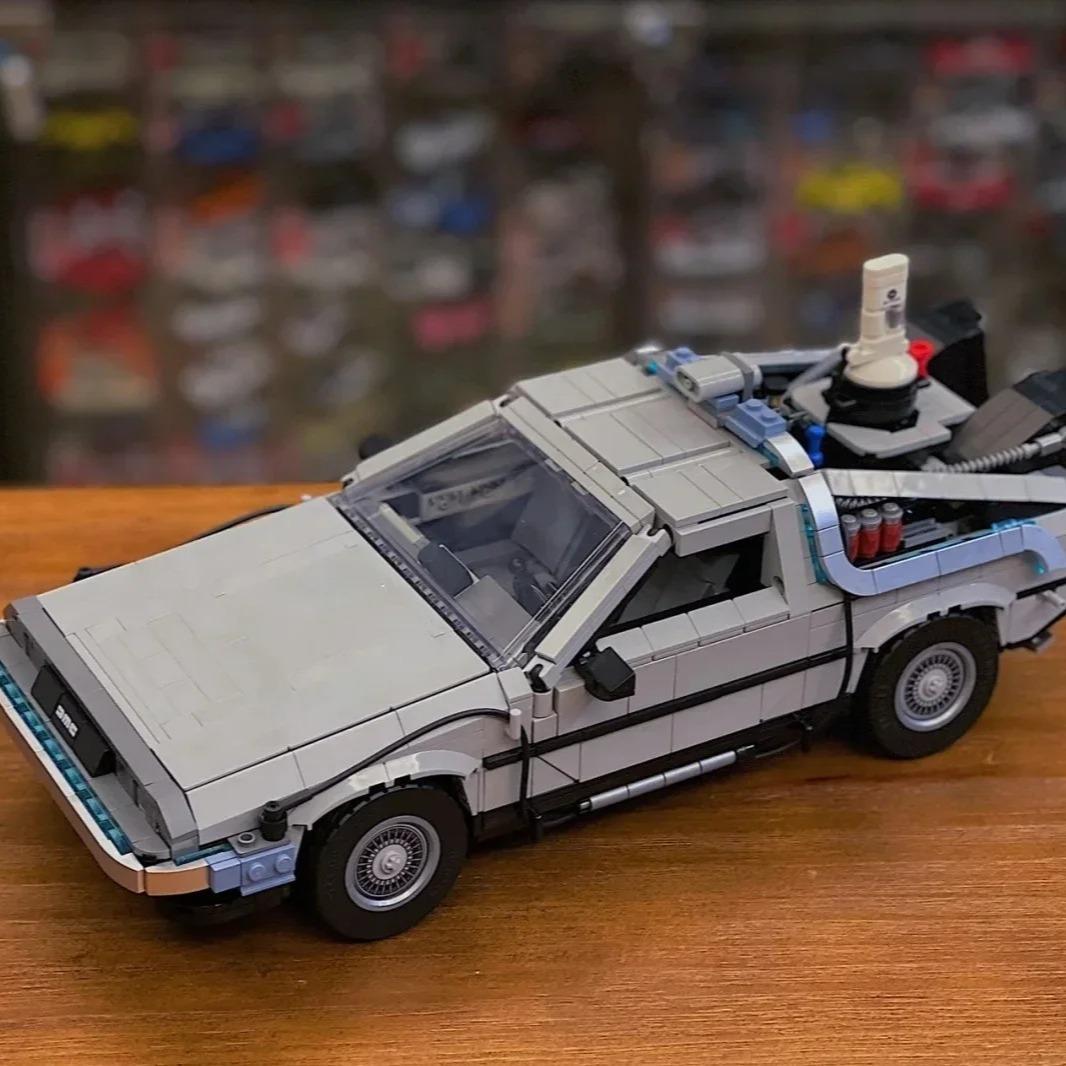 1872 Pieces Back to the Future Time Machine Building Block Sets, Adult and Kids Toy Gift, Educational Birthday Present for Boys and Girls