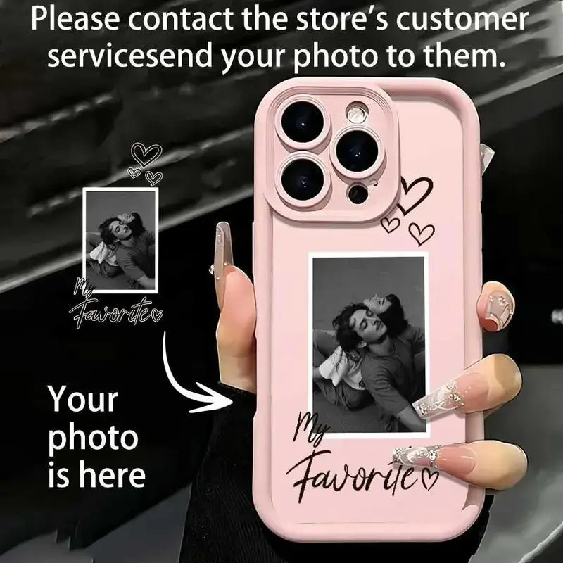 Custom Photo Cellphone Case for Couples - Phone Accessories for iPhone 17 18Pro Max, 16 Pro, 15, 14, 13, 12, 11 Max, HD Printing, Sleek Casing Cover, Perfect Gift for Birthdays, Anniversaries (Devices for Loved Ones)