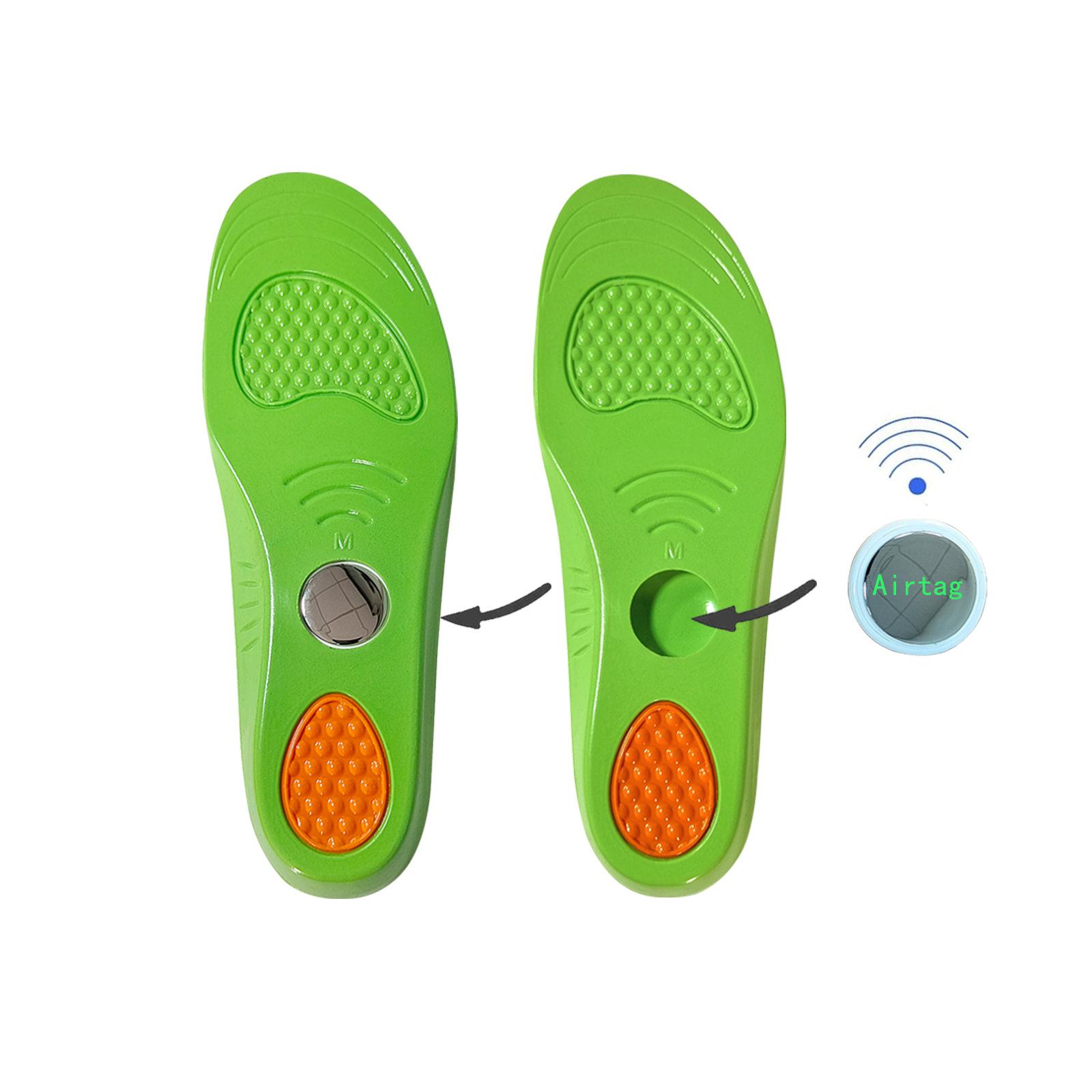 AirTag-Compatible PU Insoles — Anti-Loss Tracking Inserts for Children's Sports Shoes and the Elderly