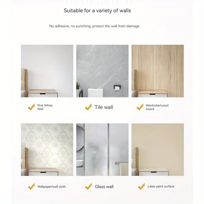 1pc Bathroom Storage Telescopic Hanging Rod, Clothes Towel Thin Rod, Shower Curtain Drying Rod, Multifunctional Telescopic Rod