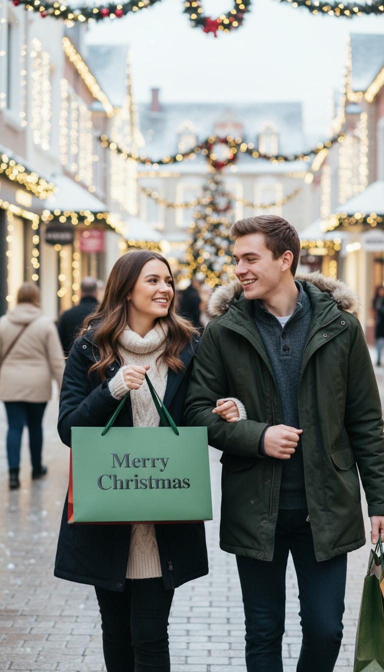 5PCS Christmas Tote Gift Bags, Holiday Bags, Party Favor Bags, Portable、Foldable and Reusable, For Presents, Party, Birthday Box, Gift Packging, Family or Business