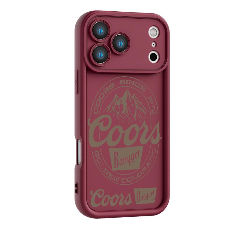 Vintage COORS Letter Pattern Phone Case , Soft Silicone , Fully Protected and Shockproof For iPhone 17 16 15 Pro Max 14 13 12 11 X Plus Air Mini Cover