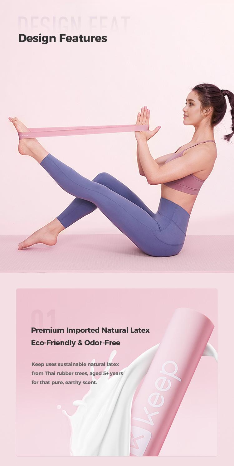 KEEP Resistance Loop Bands for Women, Elastic Loop Bands for Booty & Legs, Different Levels Elastic Band for Home Gym, Great Fitness Equipment for Training, Yoga, Exercise