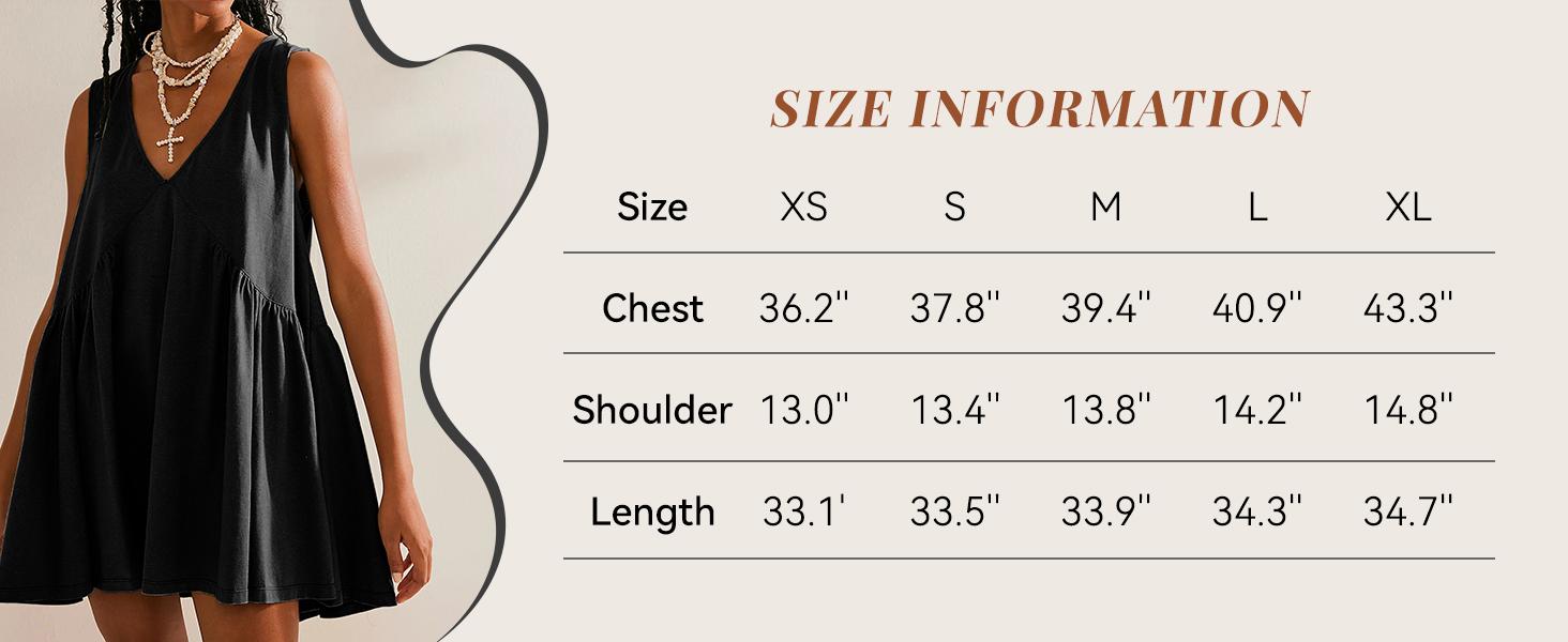 JovenPara Women's Sleeveless Mini Dress V-neck Casual Loose Fit with Side Pockets Comfortable Stretchy Material for Day Out or Night Event Flattering Minimalist Style JovenPara Women's Sleeveless Mini Dress V-neck Casual Loose Fit with Side Pockets Comfortable Stretchy Material for Day Out or Night Event Flattering Minimalist Style