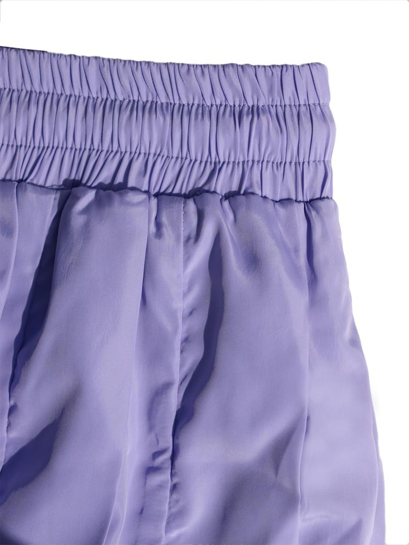 Women's Slim-Fitting Top & Wide-Leg Pants Set, Ladies' Unique Casual Commuter Ensemble, Spring and Fall