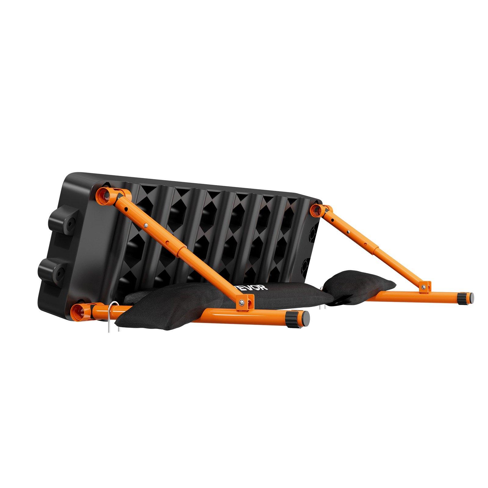 VEVOR Soccer Rebounder Board, 37.4 x 9.8 in Portable Soccer Rebound Wall, Dual Surface Sports Kick Back Trainer, 3 Adjustable Angles, Easy Setup Ball Practice Equipment for Passing & Reaction Skills VEVOR Soccer Rebounder Board, 37.4 x 9.8 in Portable Soccer Rebound Wall, Dual Surface Sports Kick Back Trainer, 3 Adjustable Angles, Easy Setup Ball Practice Equipment for Passing & Reaction Skills