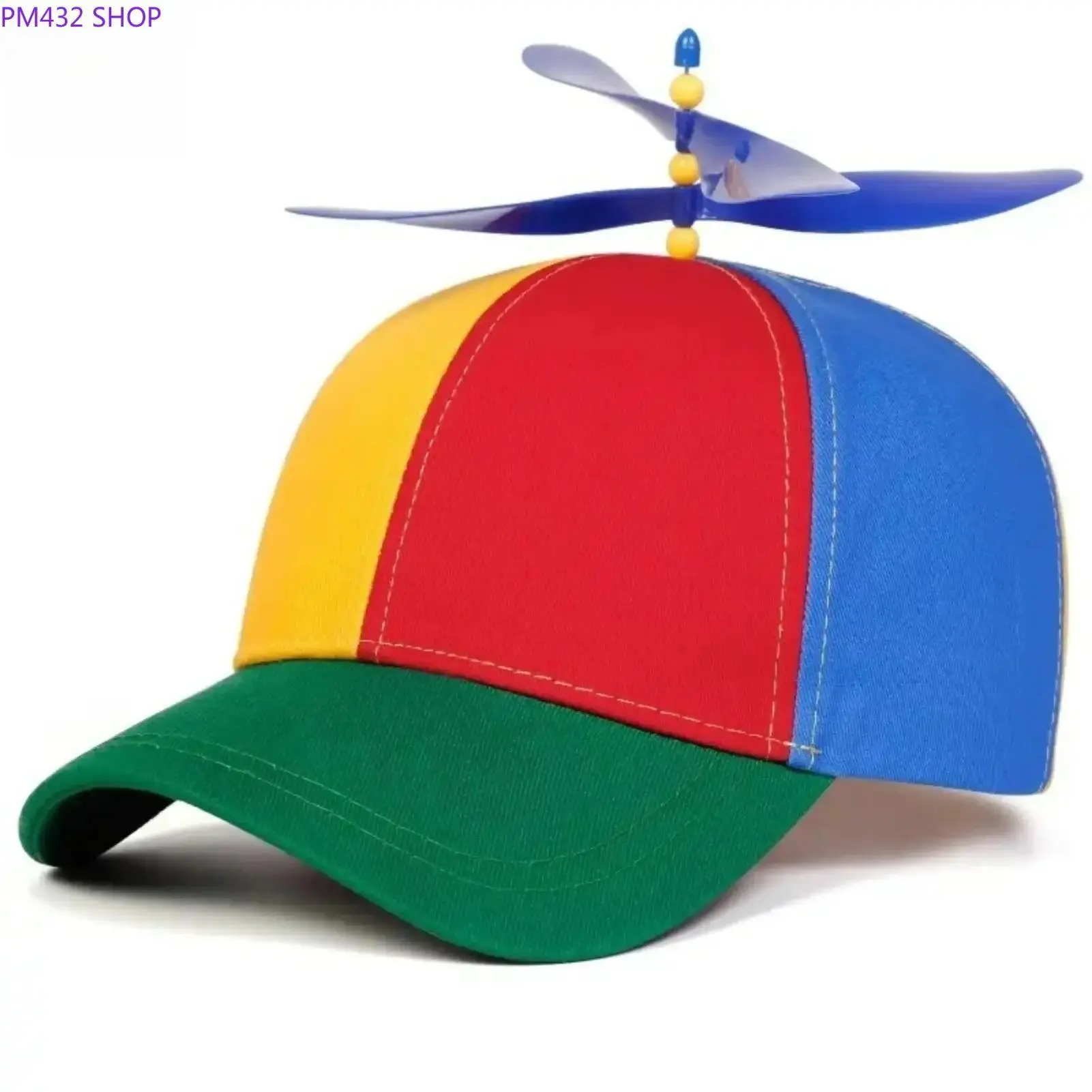 Unisex Spinning Propeller Baseball Cap - Adjustable Size 56-60cm Polyester Clothes Dad Hat, Lightweight Breathable Sun Protection Cap for Adults, All Seasons Travel & Outdoor Sports Wear, Casual