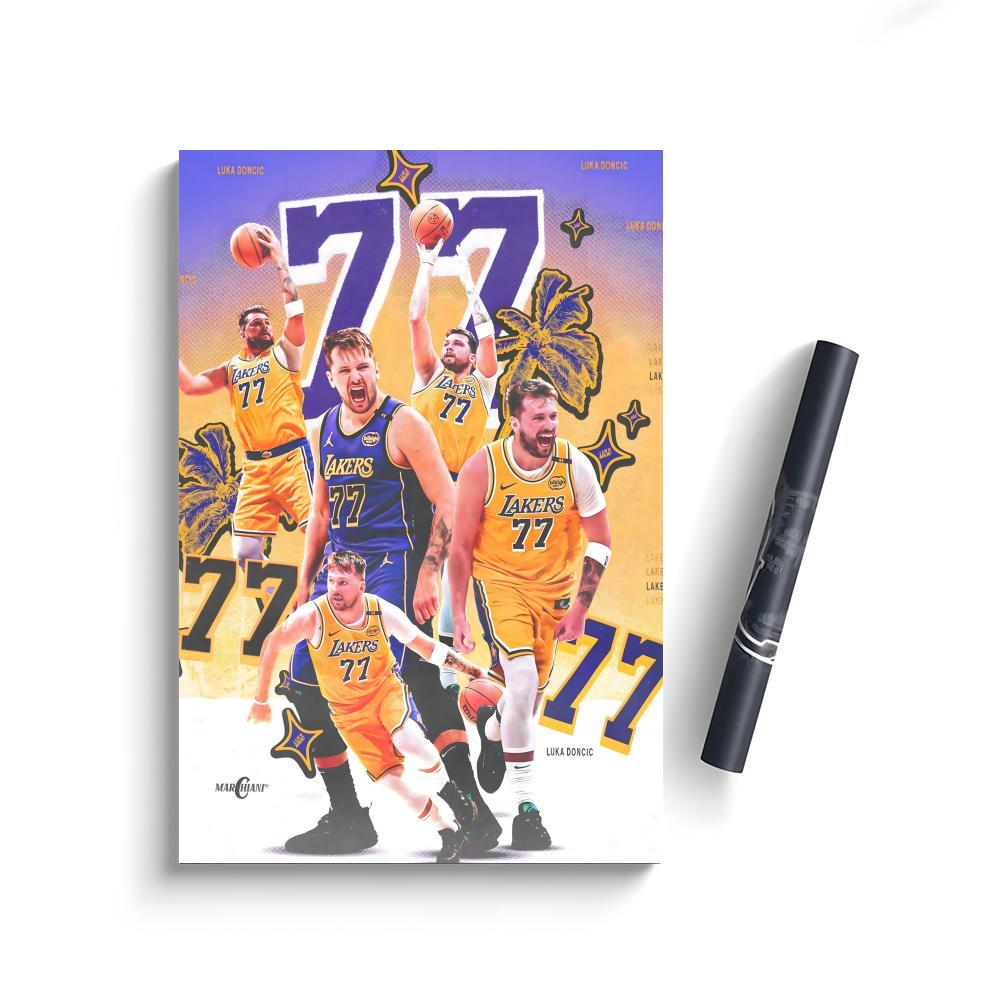 Luka Doncic Poster Bedroom Home Decor Art Poster Perfect Gift for Family and Friends