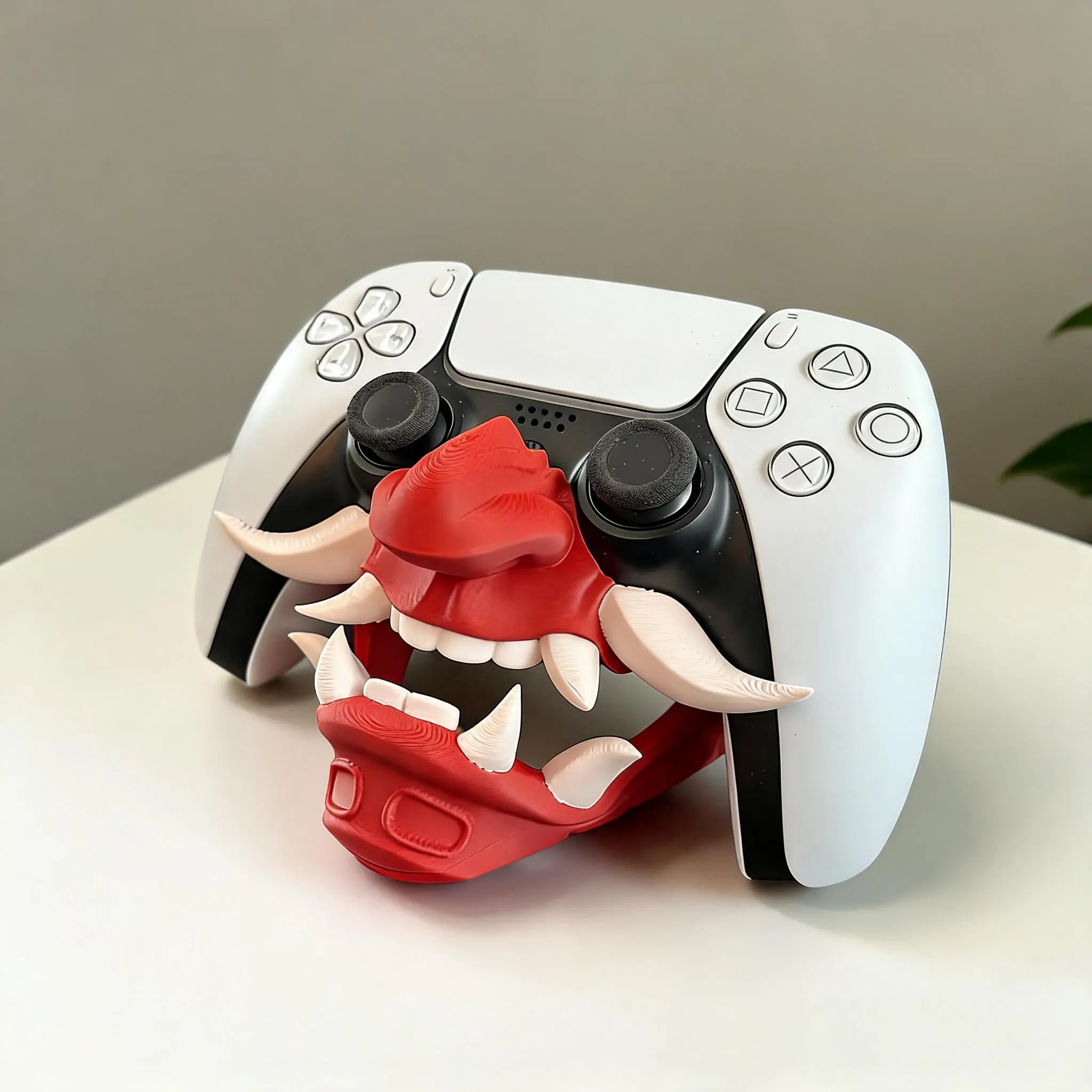 New 3D Evil Ghost Warrior Game Controller Stand, Desktop Organizer, Universal Holder, Display Rack, Tabletop Support, Gaming Controller Mount