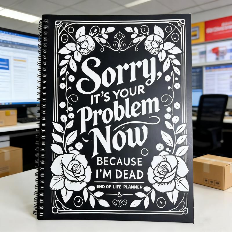 Sorry, It's Your Problem Now Life Planning Notebook, Weekly Planner, 2026 New Version, Rational Organizer for Life Events and Planning