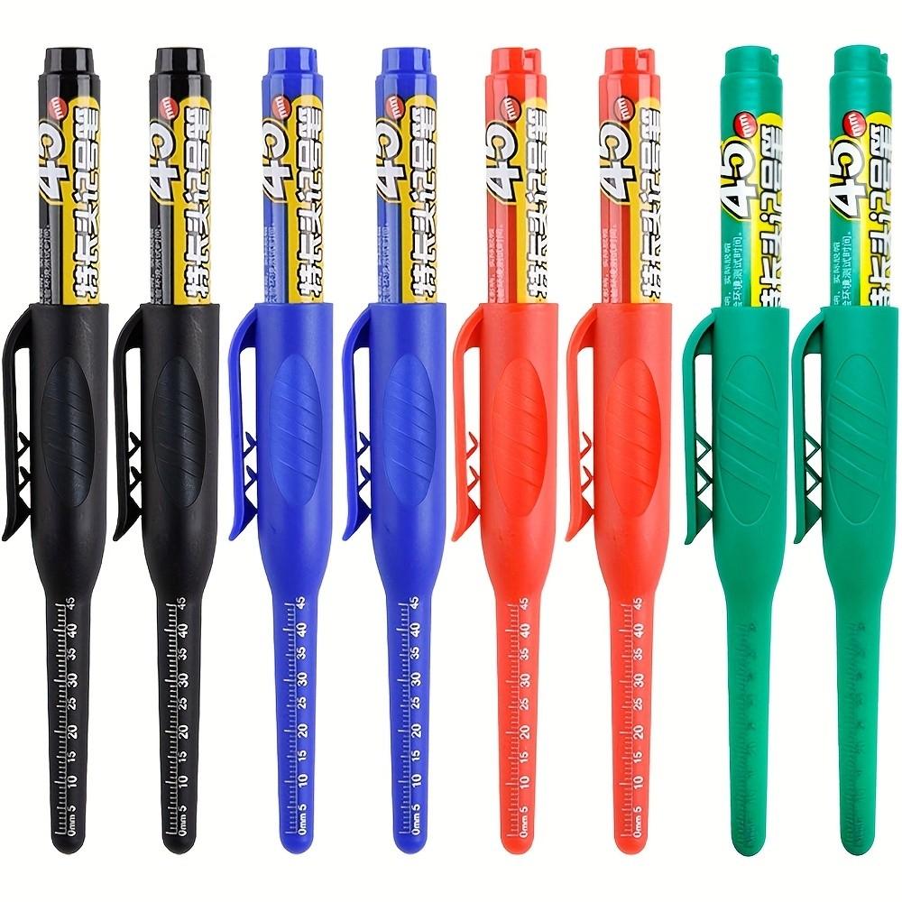 Long Head Marker Pen Set, Multiple Color Inks, Ideal for DIY Crafts, Woodworking, Bathroom Decor, Durable Design, Random Colors