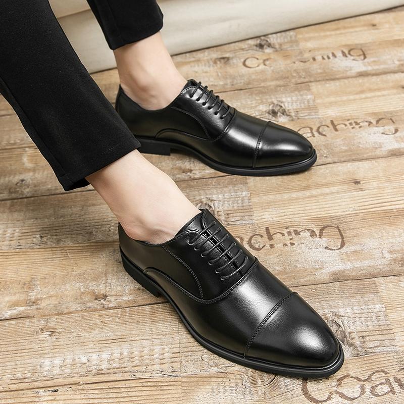 Men's Luxury Business Oxford Shoes, Smoke Color, Handmade Pointed Toe Formal Dress Shoes, Elegant Footwear for Professional Occasions