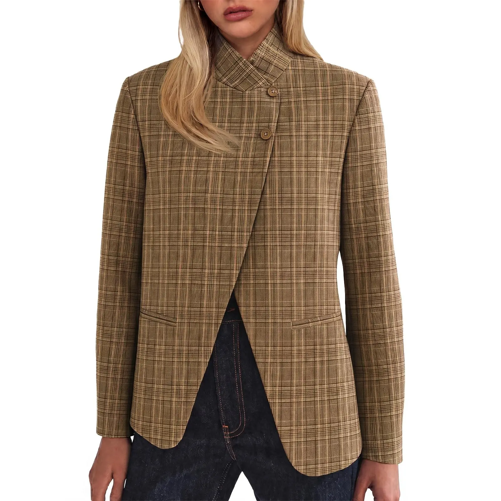 Plaid Brown