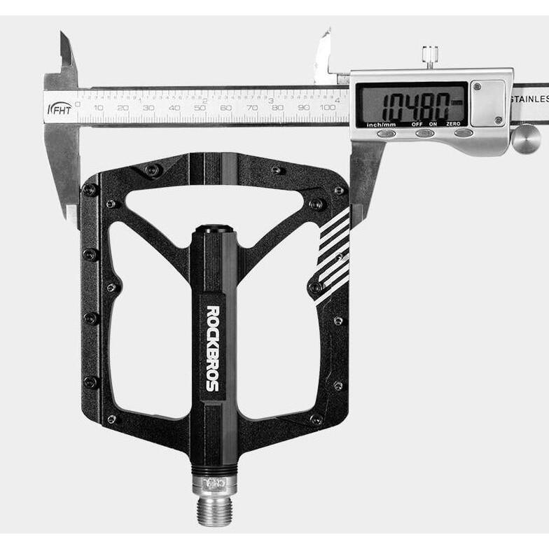 ROCKBROS Pedals Bicycle Aluminum Alloy Sealed Bearing Pedal Ultralight Non Slip Waterproof Mountain Bike Road Bike Pedal Cycling Accessories