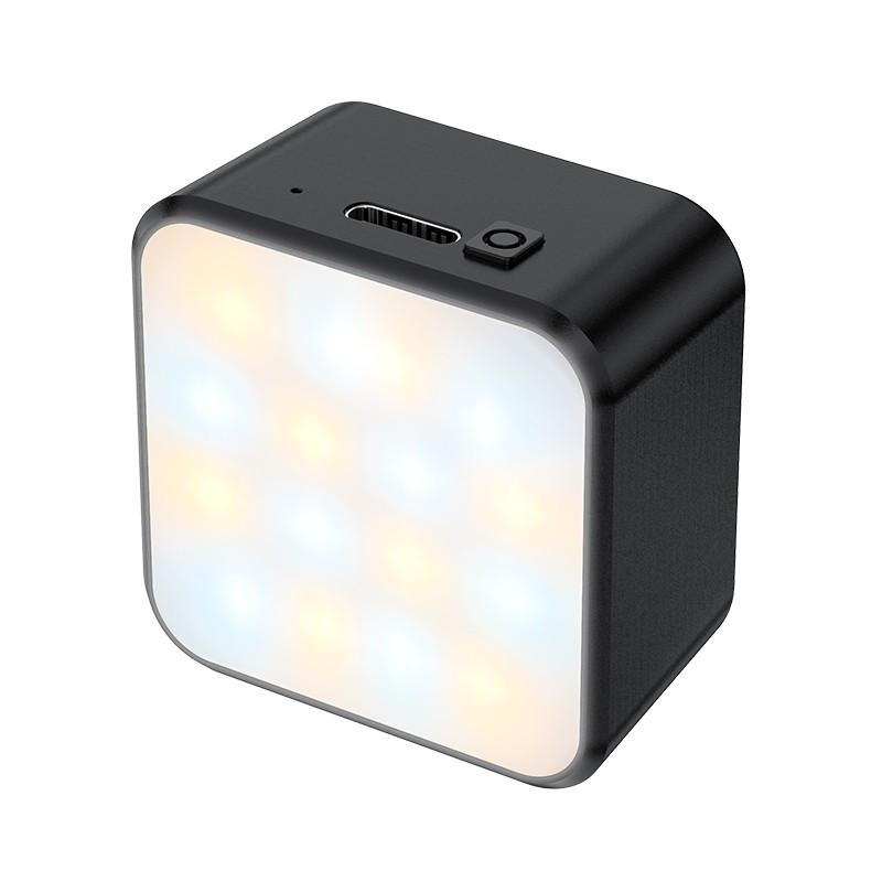 Vlogging Light for DJI Osmo Pocket 3,Magnetic Mini LED Action Camera Video Light Accessories, Quick Release Photography LED Fill Light for Vlog Selfie Video Recording