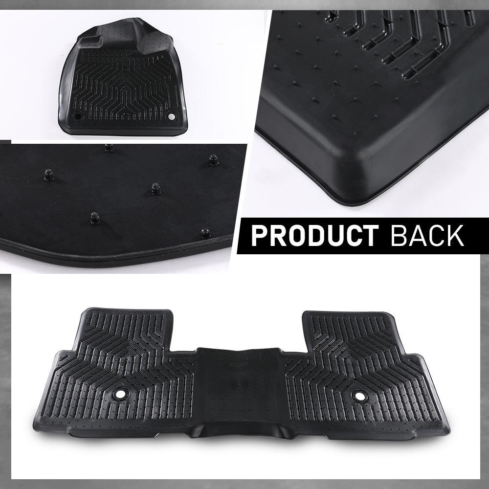 For 2023-2024 Honda Pilot TPE Floor Mats All Weather Floor Mats Rubber Liners,Waterproof Anti-slip Durable Floor Mats,Car Accessories