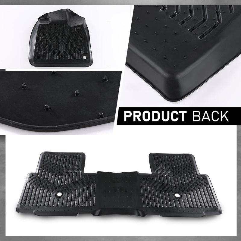 For 2023-2024 Honda Pilot TPE Floor Mats All Weather Floor Mats Rubber Liners,Waterproof Anti-slip Durable Floor Mats,Car Accessories