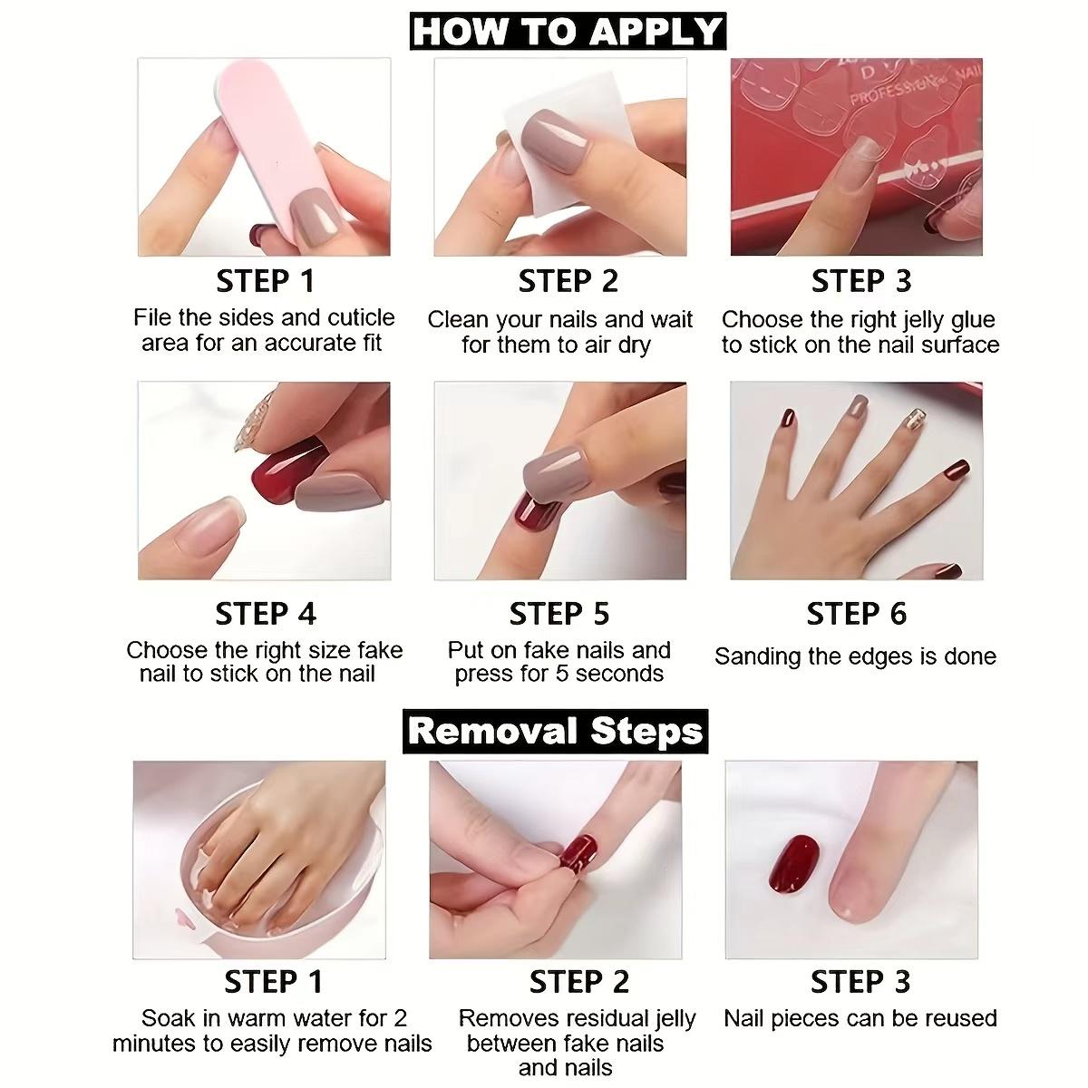 Handmade Pink Heart Charm Press On Nails | Rhinestone Bow Fake Nails | Coquette Valentine's Nail Art 10Pcs