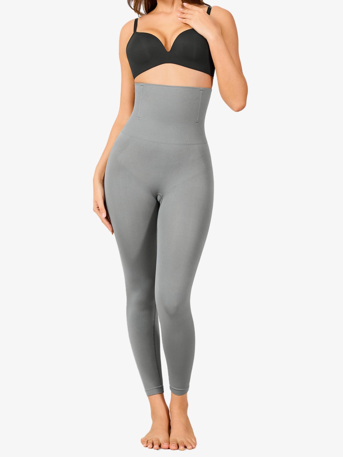 Women's High-Waisted Control Panties, Shapewear, Elastic Fabric, Anti-Curling, Suitable for All Seasons, Casual Style, Comfortable Fit