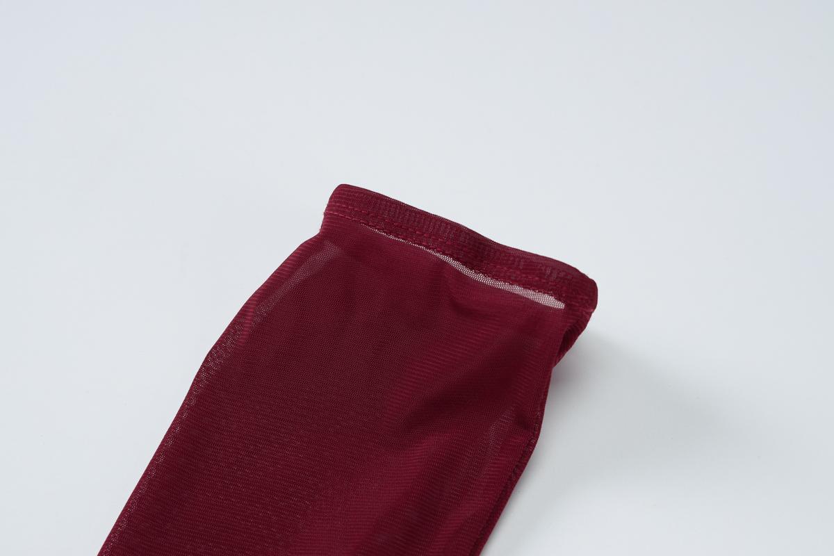 Strapless Mesh Neck Tie Long Sleeve Bodycon Maxi Dress for Women's Summer Sexy Evening Party Club Dating Gown Beach Vacation Dresses Outfits