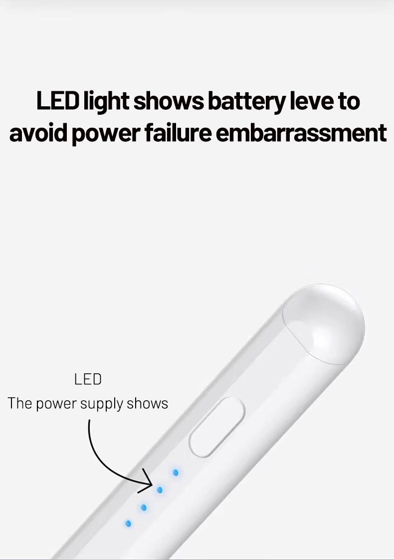 Universal Touch Pen for Android iOS Windows, Capacitive Screen Touch Function, Compatible with iPad Apple Pencil Huawei Xiaomi Tablets, Touchscreen Pen, Capacitive Stylus Pen, USB Rechargeable Stylus