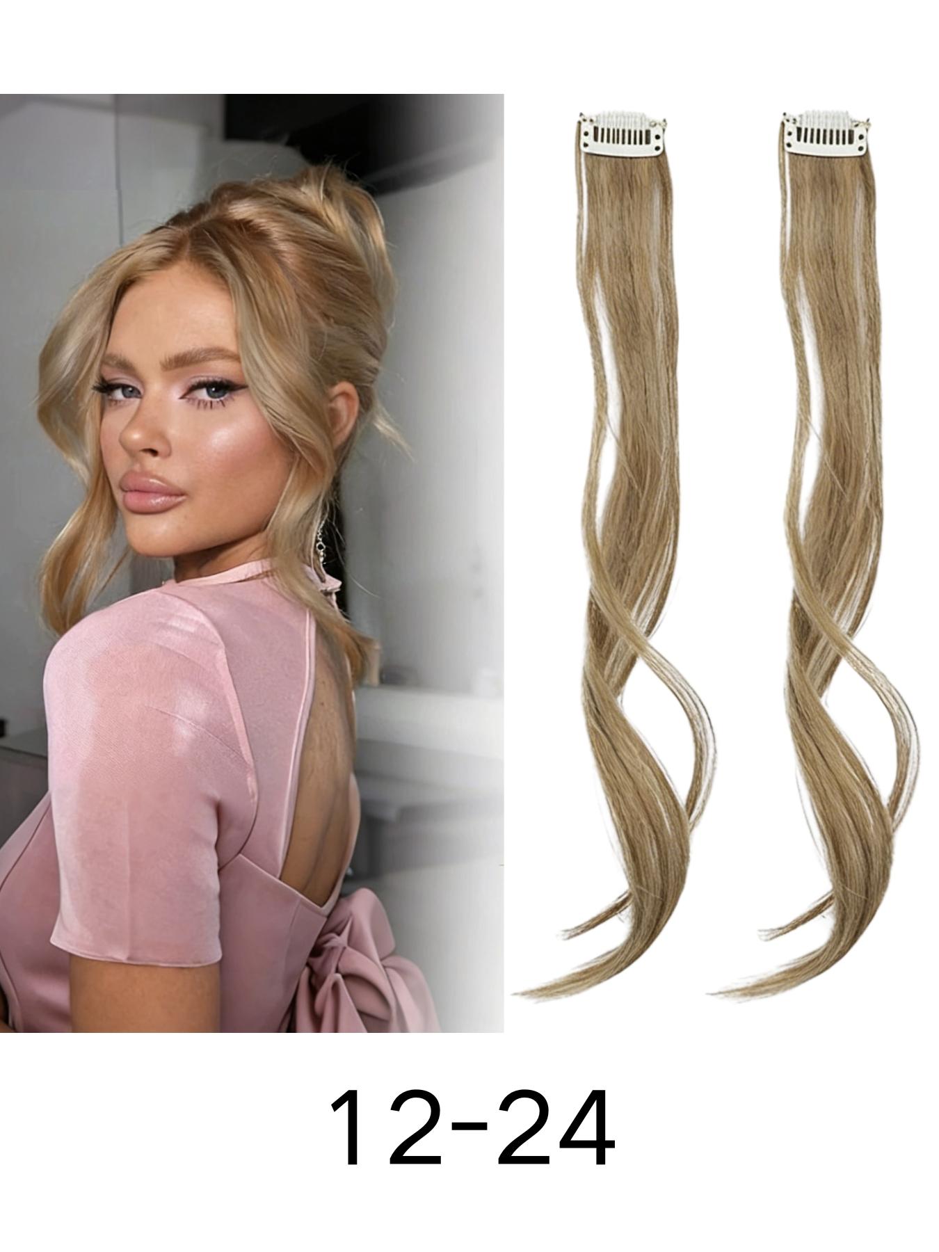 Dragon Whisker Bangs Synthetic Hair Clip, Slight Curl, Natural Face Shape, Suitable for Women, Daily Wear, Short Wigs, All Seasons