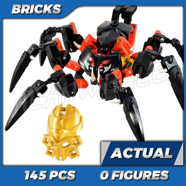 2026 New hot item 145pcs Bionicle 6-legged Lord of Skull Spiders Mask Grip-and-crush Function 6011 Building Kits toys Compatible With Bricks