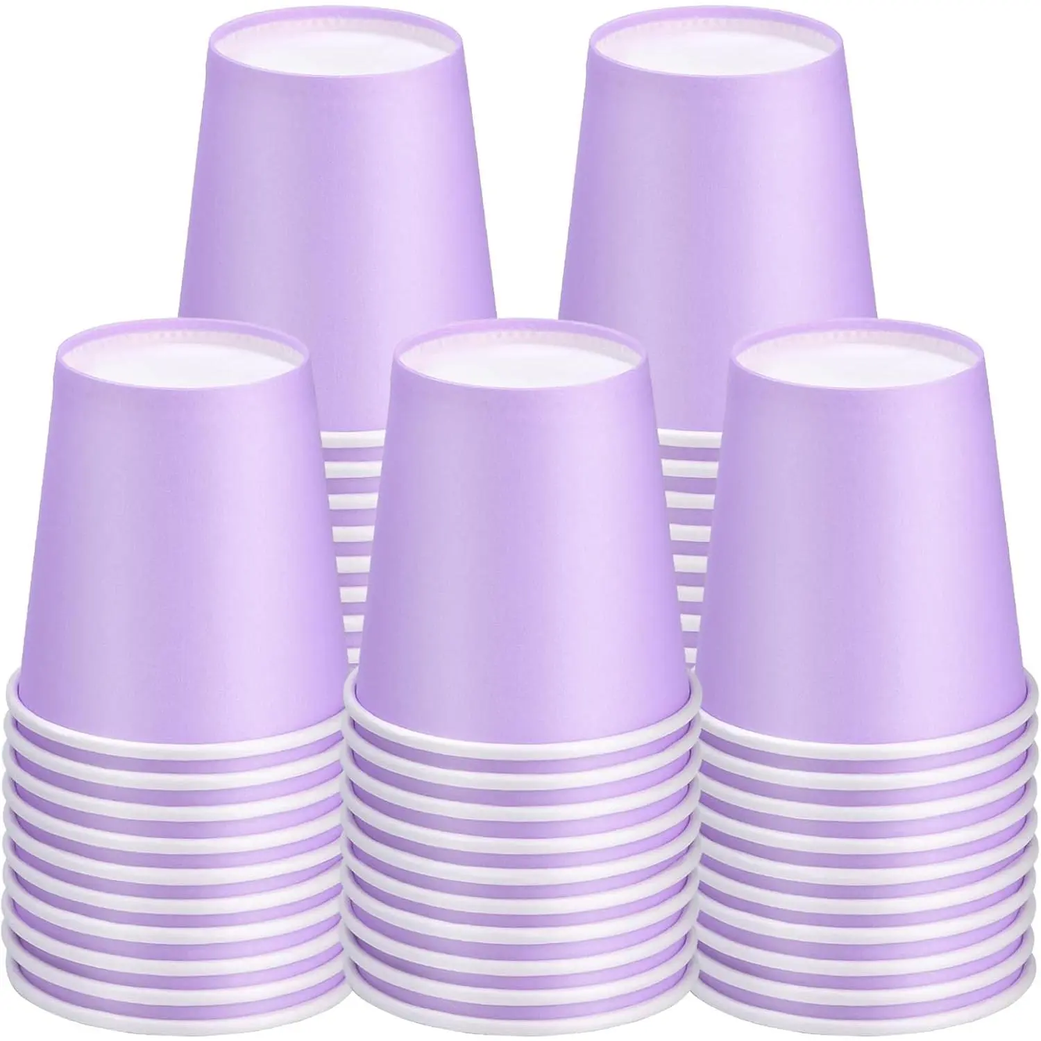 3 oz Disposable Paper Cups, 50 Pack Bathroom Cups Mouthwash Cups