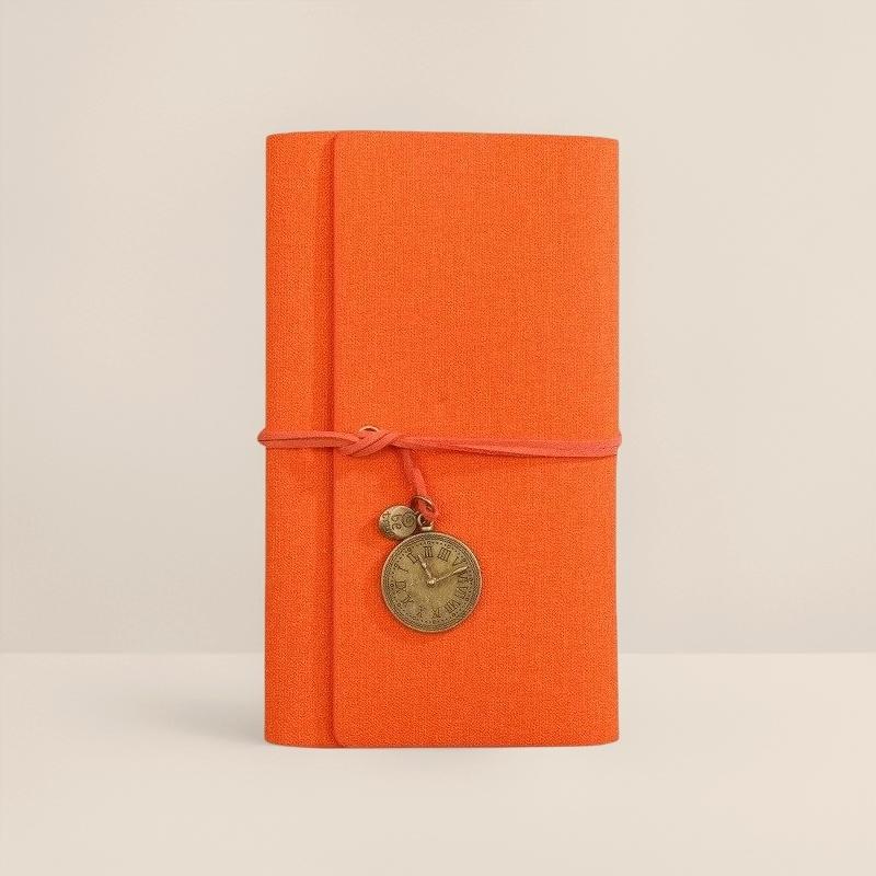 A6 Spiral Notebook Creative Design, Vintage Style Journal for Students, Includes 80 Sheets 160 Pages, Ideal for Notes & Meeting Records