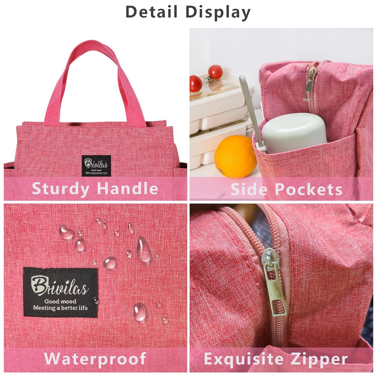 Double Layer Multi - Compartment Lunch Box Set with Lunch Container Cup and Tote Bag for School Office Picnic Food Storage Containers Meal Prep Lunch Box