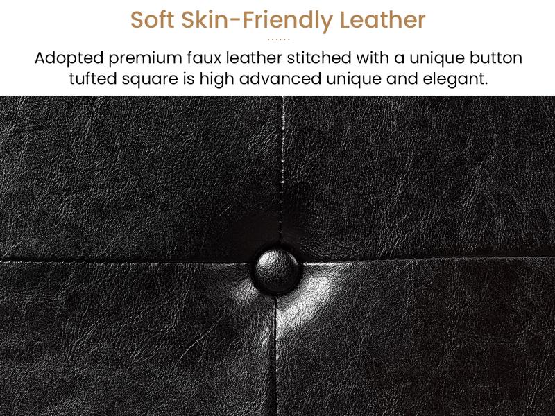 SHA CERLIN Grid-Tufted Uphoelstered Platform Bed Frame with Linen Fabric/Faux Leather Headboard,【Frame Only No Mattress】Metal Slats Supports,Twin/Full/Queen/King Size, Noise-Free,No Box Spring Needed#ChristmasGifts#TikTokShopBlackFriday