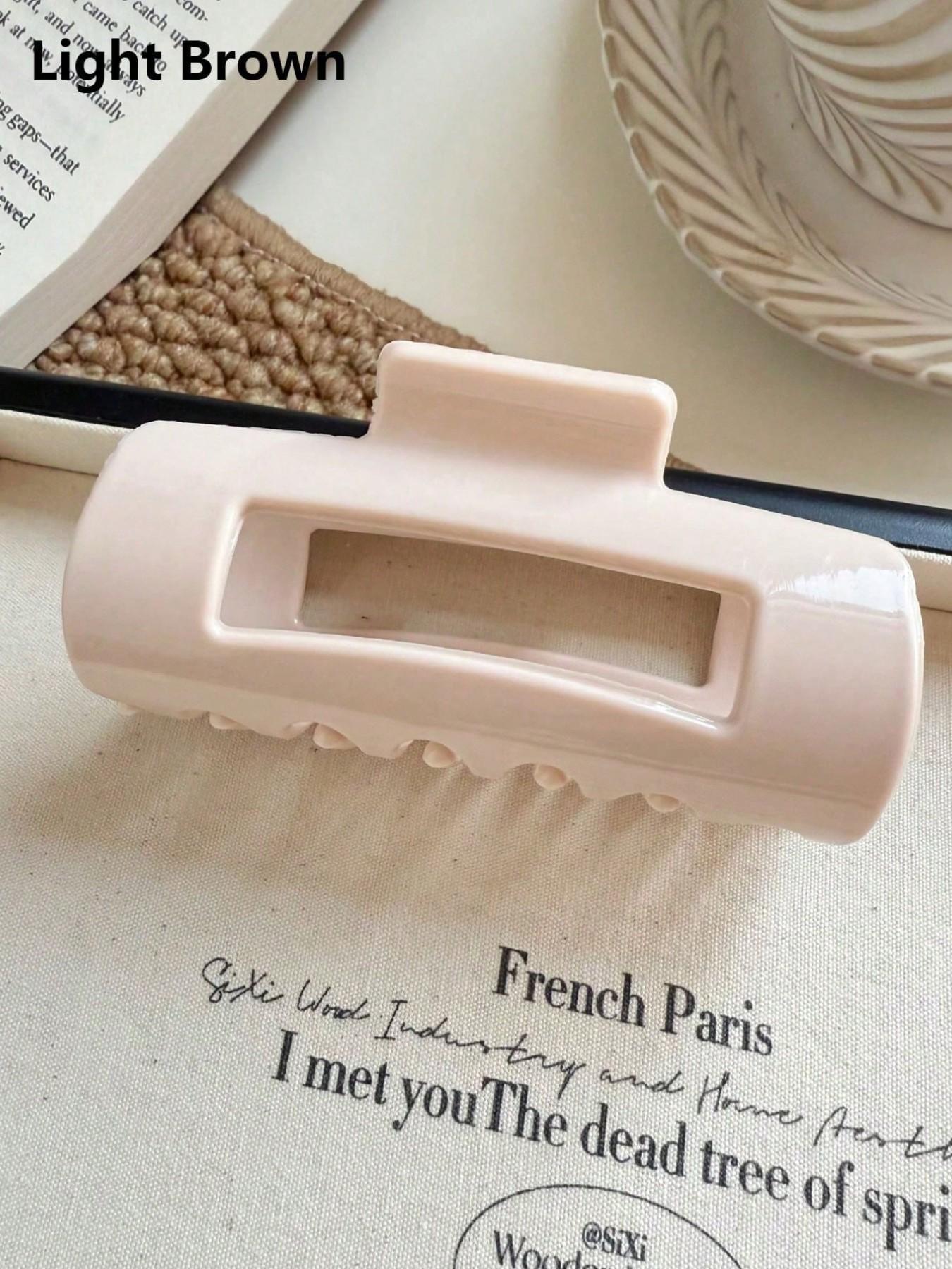 Soft Silicone Hair Claw, High-End Anti-Drop Unbreakable Hair Clip, Square Hair Soft Claw Clips for Women, Flexible Clawclip for Thick Hair, Lightweight Large Cozy Clip Special soft hairpins, suitable for various occasions, 2026 New Design Hair Accessories