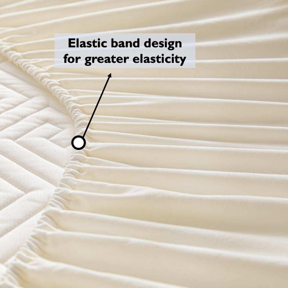 2pcs/3pcs Waterproof Mattress Protector Set, Waterproof Mattress Cover, for Queen/King Beds, Deep Pocket Fits 6"-18" Mattress, Noiseless, Soft, Breathable, Stain-Resistant & Machine Washable, Ideal for Homes with Kids, Pets or Elderly