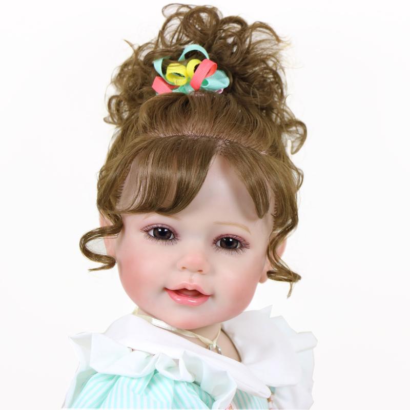 “Happy Birthday Girl” – 22” Realistic Reborn Toddler Doll with Rooted Hair, Soft Full Vinyl Body, 3D Painted Face Veins, Festive Cupcake Party Dress, Accessories – Ages 3+ “Happy Birthday Girl” – 22” Realistic Reborn Toddler Doll with Rooted Hair, Soft Full Vinyl Body, 3D Painted Face Veins, Festive Cupcake Party Dress, Accessories – Ages 3+