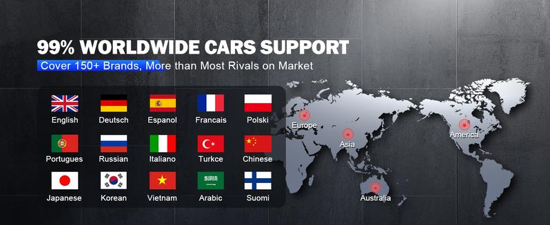 XTOOL D8W Bi-directional Wireless Scanner 3-Year Free Updates, ECU Coding, 38+ Resets & Full Diagnostics Programmer via Wi-Fi