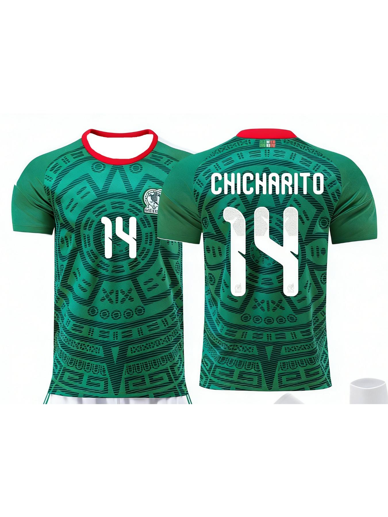 Mexico 2026 Football Suit Gold Cup World Cup Men's and Women's Football Sports Fitness Breathable Lightweight T-shirt