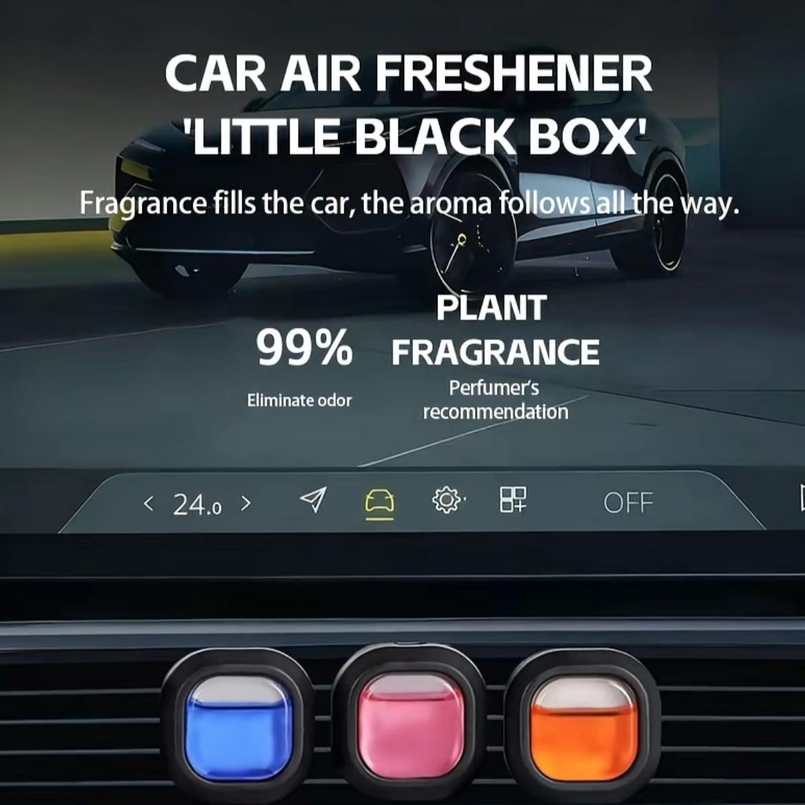 Car Air Freshener Clip, Long-Lasting Car Freshener, 0.14 Oz, 30-Day Odor Eliminator, Vent Clip for Cars, Effective Air Freshening Solution