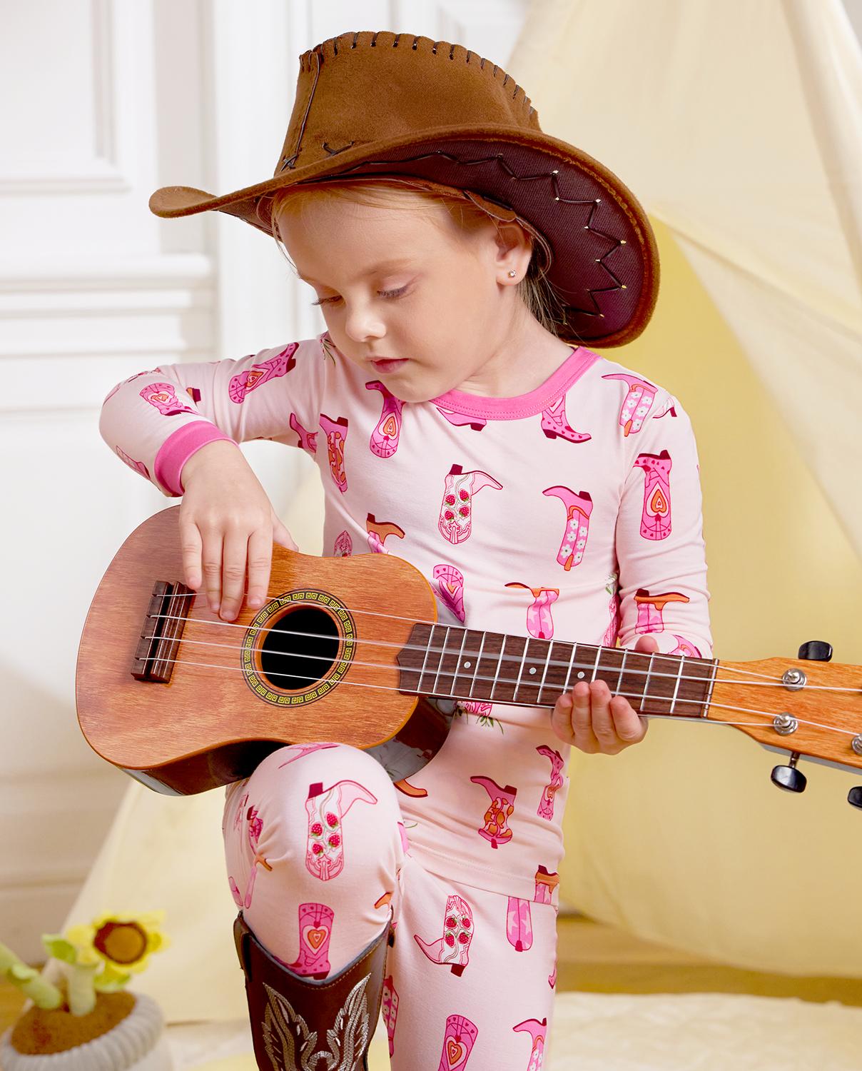 babee Reshinee Moisture-wicking Bamboo Pajama sets for Toddler Boys Girls,Temp-Sensing Babys Kids 2pcs Pjs,Long-Sleeve Snug Fit Sleepwear 12M-8Y Sets,Valentine's Day gift