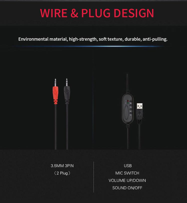 New Trend USB Computer Headset for Students & Business Professionals, Wired Over-Ear Noise-Isolating Earphones with Line Control, Noise Isolating Headphones