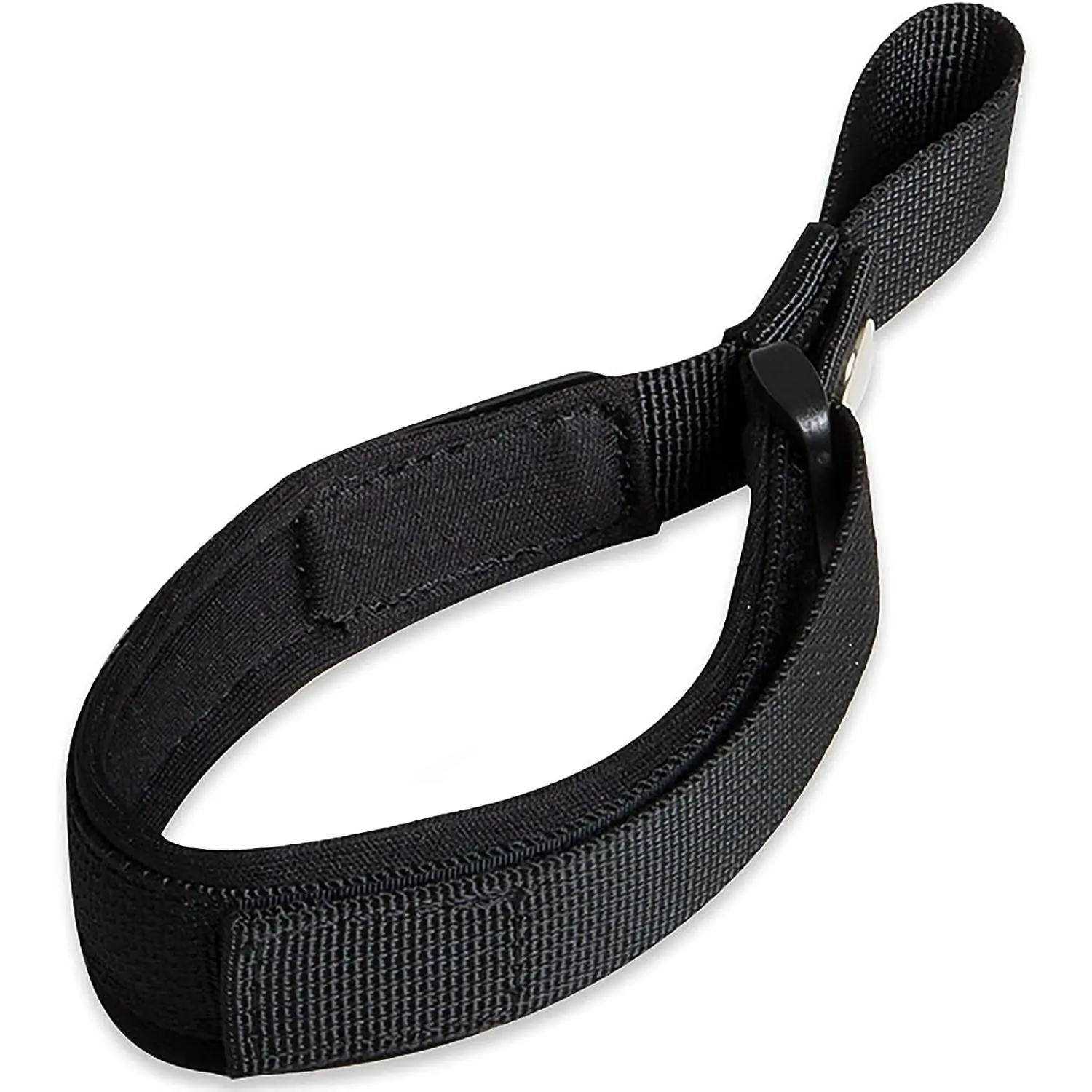 Hands-Free Dog Leash Wrist Strap 2-Pack, Soft Comfortable Diving Fabric Safety Accessory, Black, Hands-Free Leash