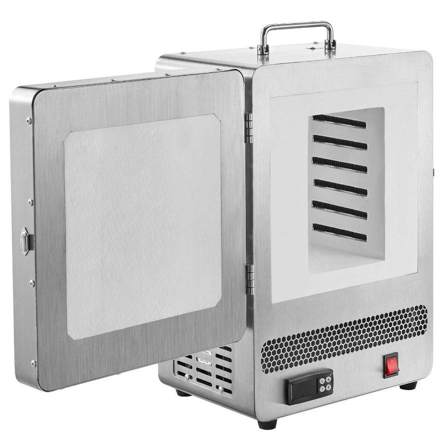 fathersdaygift VEVOR Electric Melting Furnace, 1650W Electric Kiln, Digital Melting Furnace with Max Temperature 2192/1200 for Lost-Wax Casting, Clay DIY, Metal Annealing, Ceramic Firing, PID Temp Control