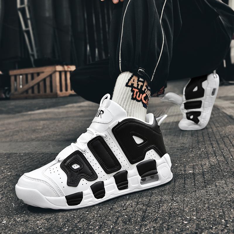 Unisex Fashion Casual Sports Shoes, Stylish Basketball Shoes, Shock Absorption Comfortable Shoes, Sizes 36-47, Men and Women