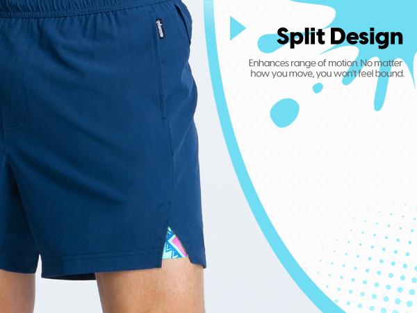 Maamgic 2 in 1 Stretch Short Lined Black Mayan Gym Shorts, Breathable Comfort Workout Athletic Training Shorts with Phone Pockets,Lightweight Quick Drying Drawstring Sports Shorts for Gym Fitness,Outfits Going Out Outfit, Menswear Clothes Bottoms